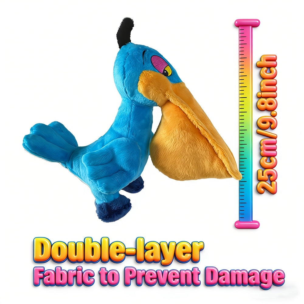 Squeaky Plush Dog Toy – Bite-Resistant Soft Stuffed Chew Toy, Non-Toxic Interactive Play Toy for Small Medium Large Dogs & Puppies – Cute Design, Multiple Sizes