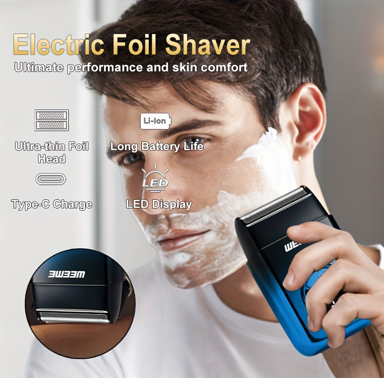 Men's Electric Hair Clipper Grooming Set USB Rechargeable Cordless Nose Hair Trimmer Shaver Kit 2/4/5-Piece Professional Lithium Battery Father's Day Birthday Gift for Men Home Barber