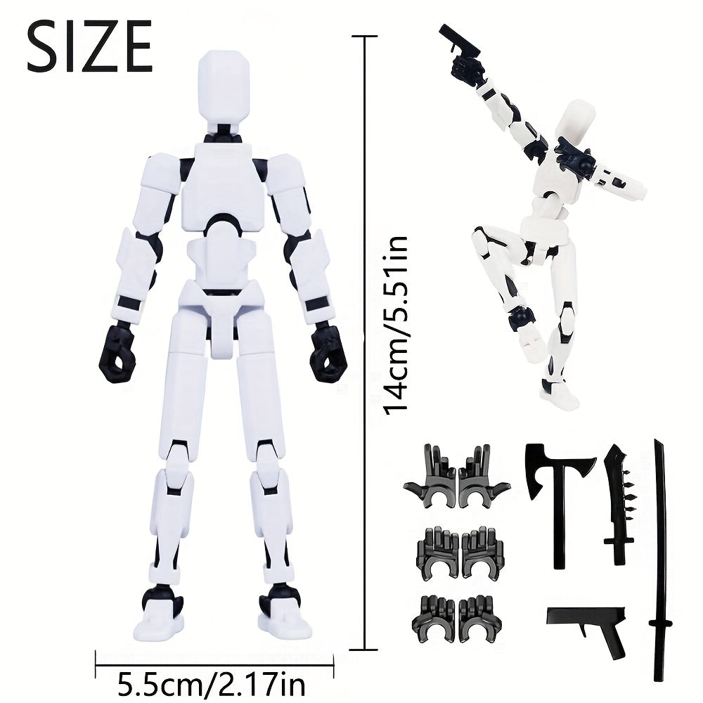 DUMMY 13 Articulated Action Doll 3D Printed Poseable Mannequin Figurine with Multiple Joints Adjustable Shapes Desktop Decoration Collector Toy Art Reference Doll 3 4 or 6 Pack CC BY 4.0 Licensed