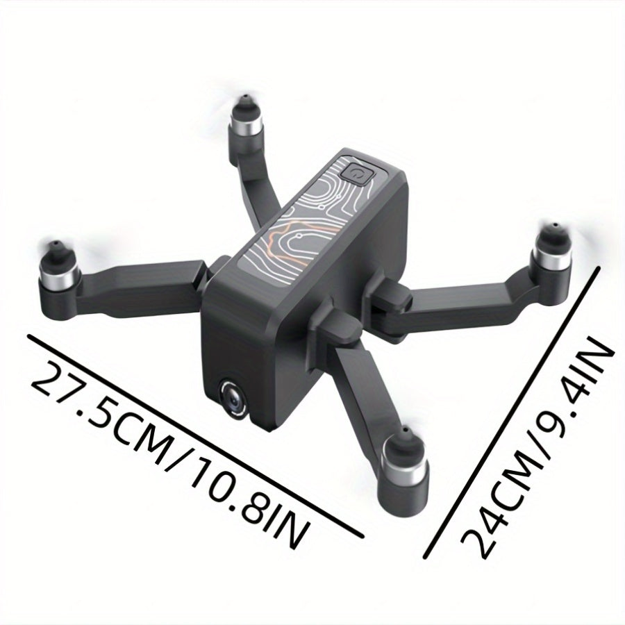 H5 Mini Drone with 4K HD Camera Brushless Motor Anti-Shake Gimbal 3 Batteries Carrying Case One-Button Takeoff Obstacle Avoidance Orbit Flight Windproof Stable RC Drone for Adults Beginners