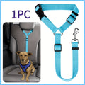2-in-1 Pet Car Safety Harness & Adjustable Leash for Dogs – Anti-Collision Safe Driving Seatbelt, Durable Nylon, Small to Medium Dogs – Road Trip Travel Car Seat Guardian, 4 Colors