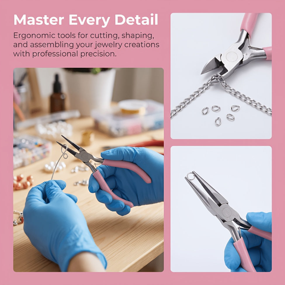 2456 Pcs Jewelry Making Kit for Beginners, DIY Bead Bracelet & Necklace Craft Set with Metal Accessories, Tassels & Tools, Stylish Handmade Jewelry Kit – Perfect Gift for Girls, Teens & Adults