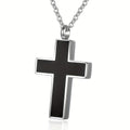 Stainless Steel Cremation Urn Necklace for Ashes – Memorial Keepsake Pendant for Pet, Human & Loved Ones with Filling Kit, Cross & Sympathy Jewelry Gift for Loss