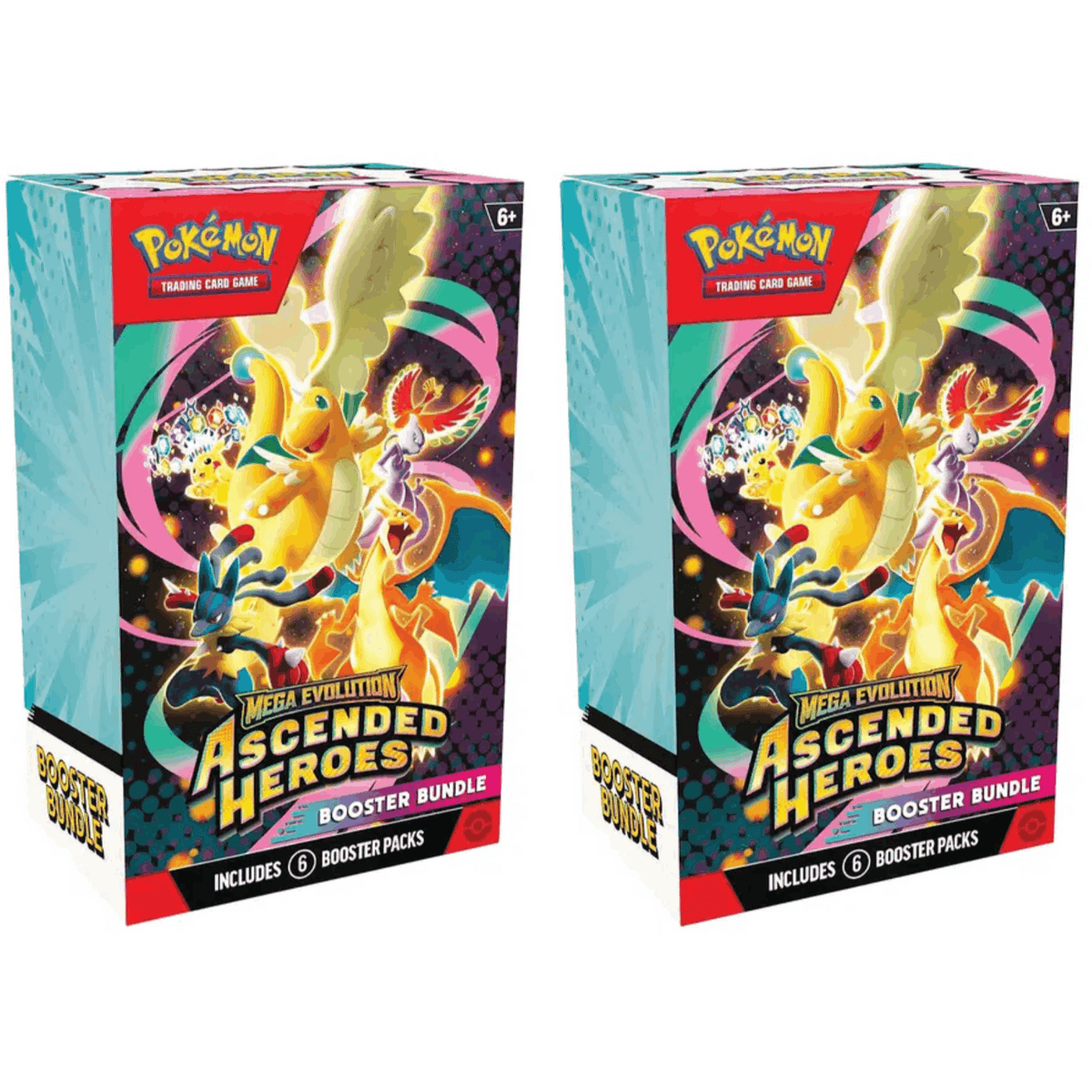 Pokemon TCG Mega Evolution Ascended Heroes Booster Bundle 2-Pack – Collectible Trading Card Game Booster Packs, Gift for Pokemon Card Collectors & TCG Players