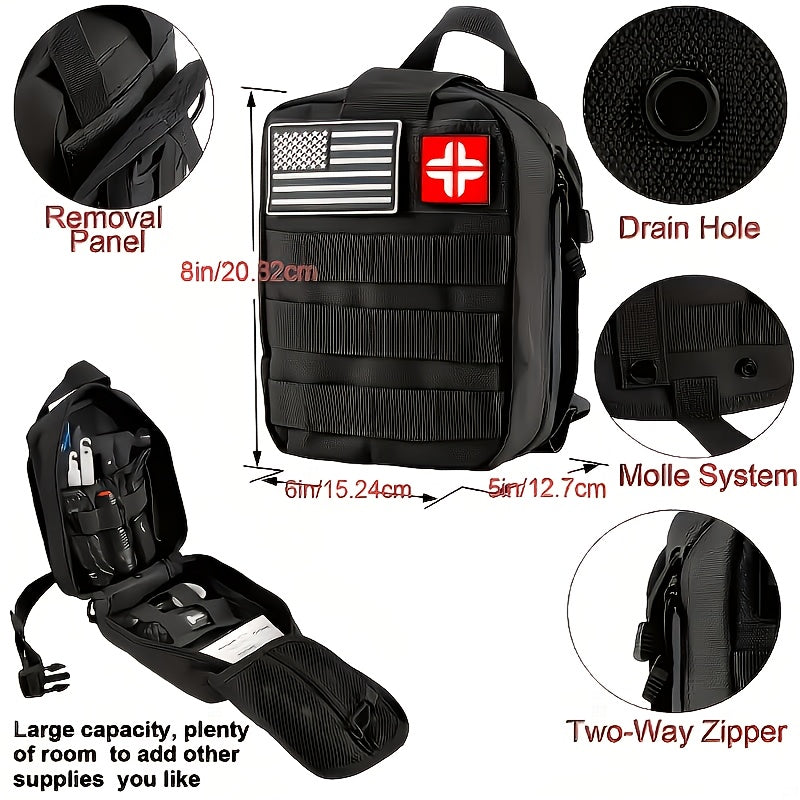 242-Piece Survival Kit – Outdoor Emergency Gear with Fire Starter & First Aid Tools for Camping Hiking Travel Car School, Men & Women Gift, Multiple Colors