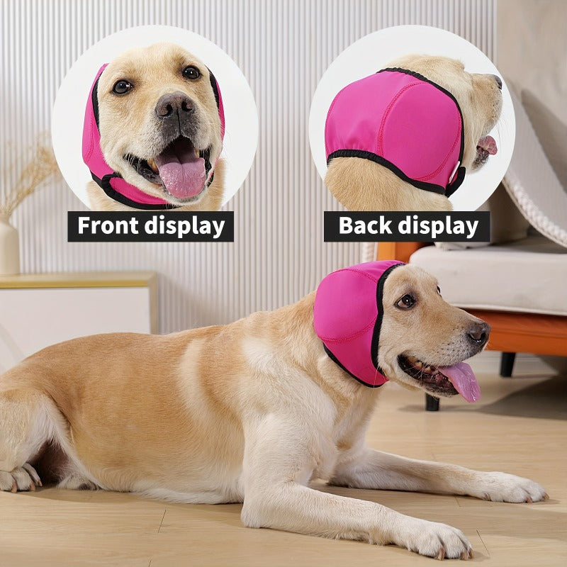 Dog Ear Muffs for Noise Reduction – 2-Pack Adjustable Anti-Anxiety Dog Headgear, Soundproof Ear Protection for Small to Medium Dogs, Calming Gear for Thunderstorms, Fireworks & Loud Environments, S/M/L