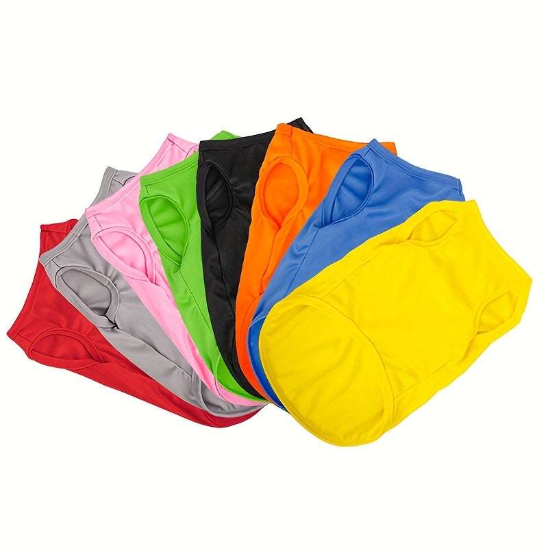 Dog T-Shirts for Small Dogs - Soft Colorful Pullover Puppy Summer Shirt, Lightweight Breathable Pet Clothes for Boy & Girl Dogs, Casual Everyday Dog Outfit Apparel for Warm Weather