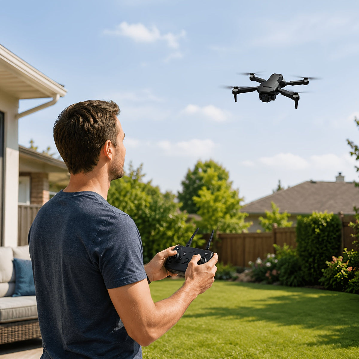 Skywing X1 4K Drone with Obstacle Avoidance Screen Remote Control USB Charging Beginner Friendly for Vlog Photography Adults Teens Gift Age 18+