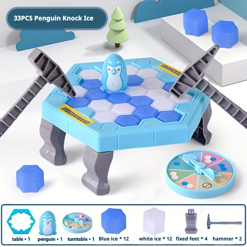 Save the Penguin Ice Breaker Board Game – Knock & Disassemble Ice Wall Interactive Novelty Toy for Kids & Family, Fun Party Game, Perfect Christmas Birthday Gift for Boys & Girls Ages 4+