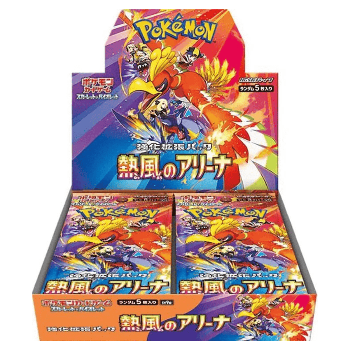 Pokémon TCG: Heat Wave Arena – Scarlet & Violet Japanese Sealed Booster Box | Official Japanese Pokémon Cards, Collectible Booster Set for Players & Collectors