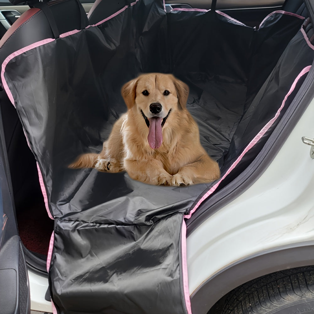 Car Seat Cushion Pet Mat - Anti-Scratch Easy Care Dog Car Back Seat Pad, Waterproof Non-Slip Pet Seat Protector for Dogs & Cats, 3 Colors: Pink, Green, Black