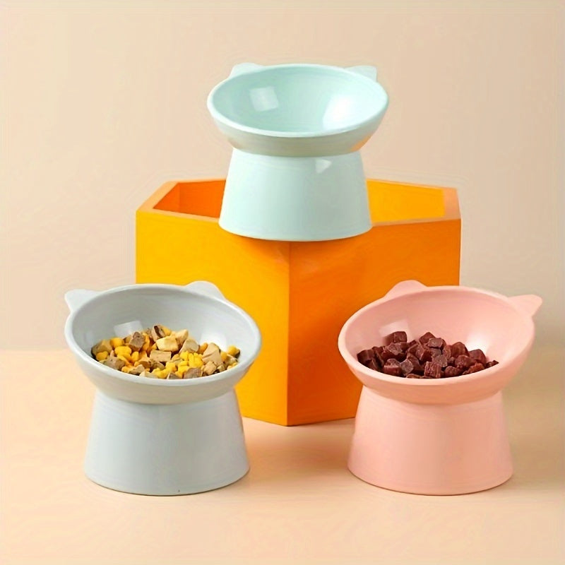 Pet Food & Water Bowl for Cats and Dogs – Durable Non-Slip Feeding Bowl for Indoor Pets, Easy-Clean Everyday Cat Bowl and Dog Bowl for Dry & Wet Food or Water