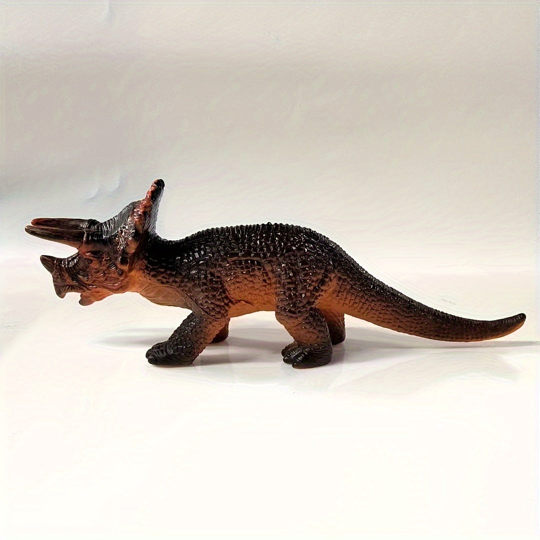 Realistic Soft Rubber Dinosaur Toy Figures for Kids - Choose Tyrannosaurus Rex, Triceratops, Pterodactyl, Brachiosaurus, Acanthosaurus or Combo, Durable Dino Playset for Boys and Girls, Birthday Christmas Gift