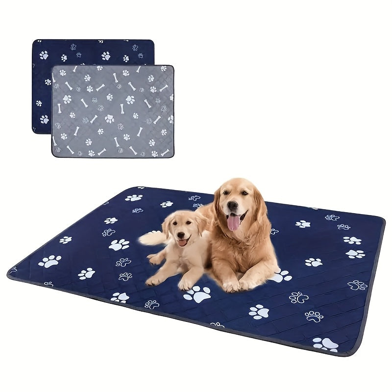 Reusable Dog Pee Pads Washable – Leak-Proof Super Absorbent Puppy Potty Training Mats for Dogs, Machine Washable Puppy Pads, 2 Sizes & 2 Colors, Eco-Friendly Reusable Dog Training Pads