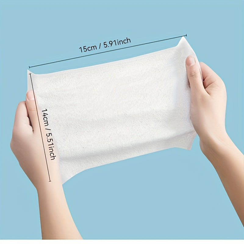 Mini Portable Wet Wipes 64 Packs - Alcohol-Free Disposable Wipes for Face, Hands & Pet Cleaning, Travel-Friendly Individual Packets for Cats Dogs and On-the-Go Use