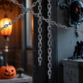 6-Foot Halloween Plastic Chain Decoration - Spooky Costume Accessory & Haunted House Prop, Gothic Party Decor for Indoor & Outdoor Use, Halloween Trick-or-Treat & Costume Accessory for Kids & Adults