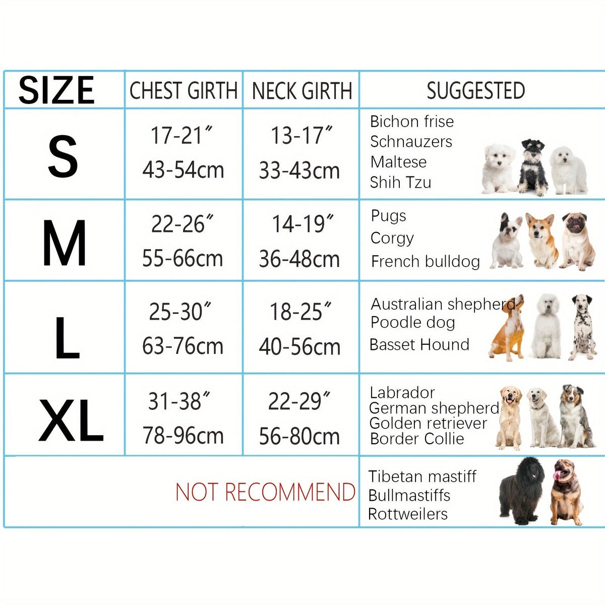 4-Piece Dog Harness and Leash Set No-Pull No-Choke Reflective Oxford Vest Harness with Leash Poop Bag Dispenser Easy Control Handle for Medium Large Dogs Outdoor Training Walking