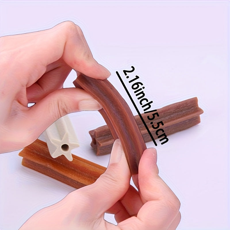 Dog Dental Chew Bone Toy for Teeth Cleaning - Non-Toxic Puppy & Adult Dog Teeth Cleaning Bone, Removes Plaque & Tartar, Safe Chew Toy for Small Medium Large Dogs, All Breeds Dental Care Bone