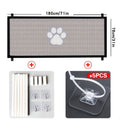 Portable Folding Pet Gate Dog Safety Barrier Fence – Foldable Mesh Isolation Net for Indoor Doorways, Stairs & Rooms, Available in Small & Large Sizes