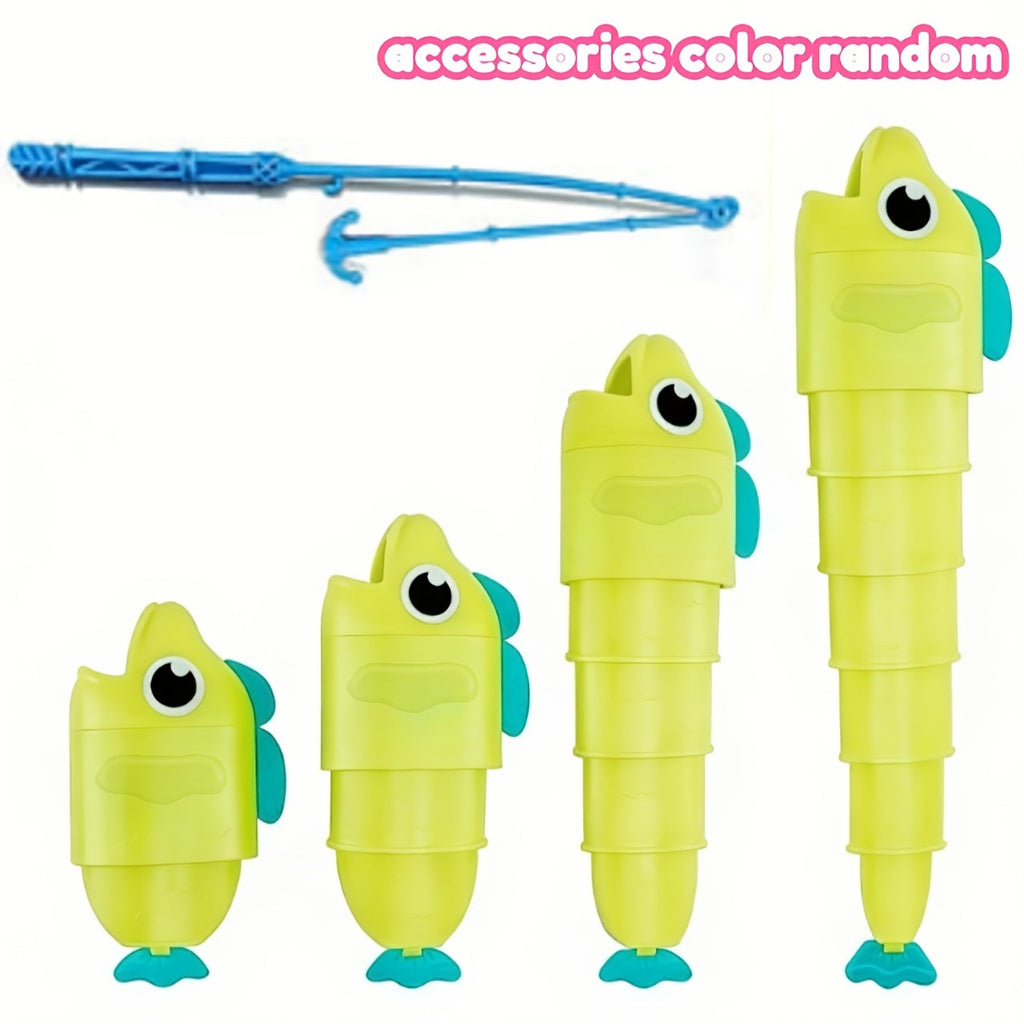 5pcs Telescopic Fishing Battle Tabletop Game Fun Family Fishing Game for Kids Adults Trains Hand-Eye Coordination Reaction Speed & Concentration Indoor Party Game Birthday Gift
