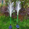 Solar Powered Golden Grass Garden Lights – Energy-Efficient Outdoor Decorative Stake Lights for Yard, Patio & Balcony, Nickel Battery, Semi Flush Mount, Available in 1pc or 2pcs