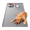 Extra Large Silicone Pet Food Mat 34x22in – Waterproof Non-Slip Dog & Cat Bowl Mat, Floor Protector for Food & Water Bowls, Easy to Clean, Ideal Pet Gift