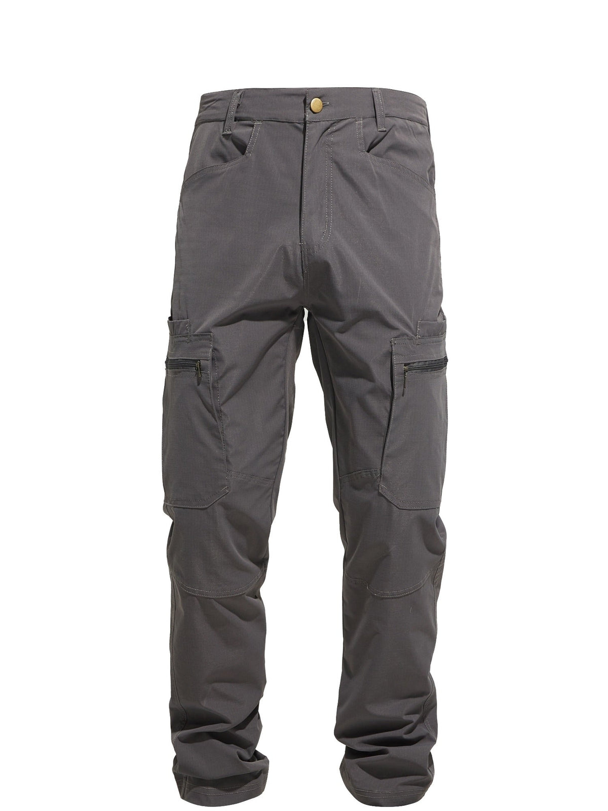 Men's Outdoor Cargo Hiking Pants Multi-Pocket Tactical Trousers All Season Lightweight Camping Fishing Cycling Dark Gray Khaki Sizes 30-42