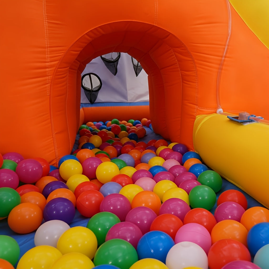 15ft Inflatable Water Park for Kids & Adults – Backyard Obstacle Course with Slide, Tunnel, Boxing, Water Gun, Sprinklers, Climbing Wall, Hoop & Ball Pit – Large Summer Splash Pool Party Fun