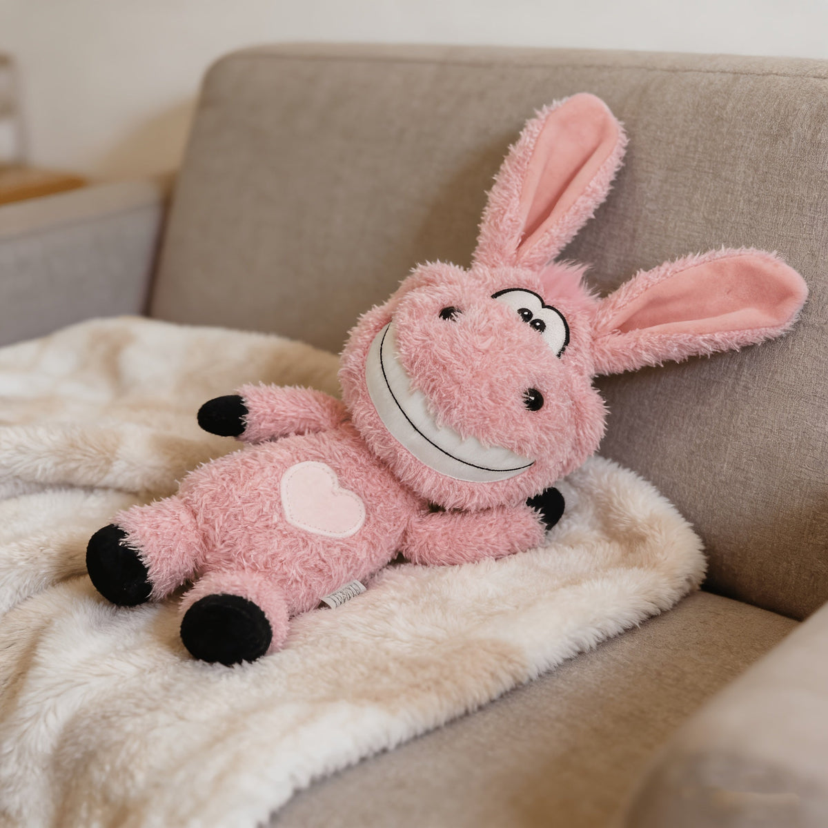 Funny Donkey & Rabbit Squeaky Dog Toy – Thickened Bite-Resistant Plush Toy, Interactive Exercise & Entertainment for Dogs – High-End Squeaky Plush Pet Gift