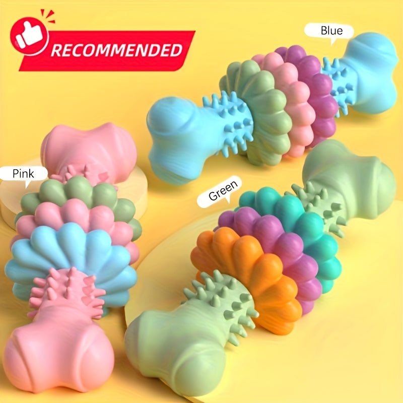 Durable Dog Chew Toy for Small & Medium Dogs – Teeth Cleaning Teething Chew, Boredom Relief Interactive Self-Entertainment Pet Toy, Petal Design for Puppy Dental Health