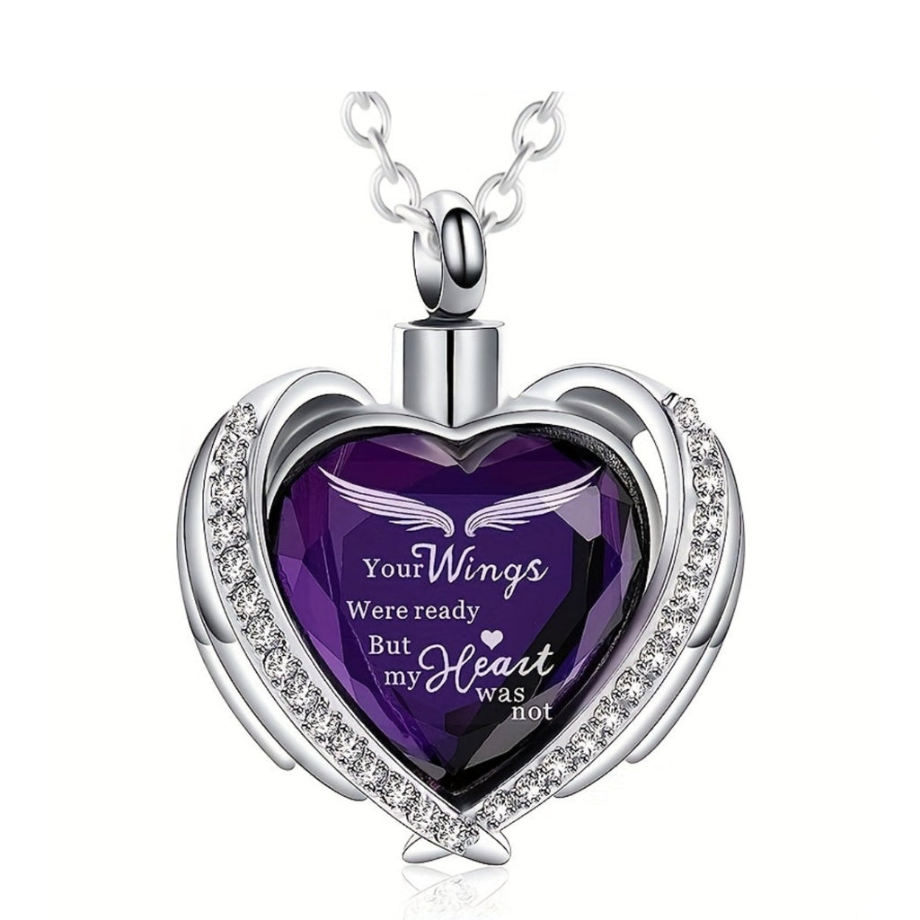 Stainless Steel Cremation Ash Necklace - Memorial Pendant Urn for Human & Pet Ashes, Keepsake Jewelry for Loss of Loved One, Elegant Sympathy Gift for Men & Women
