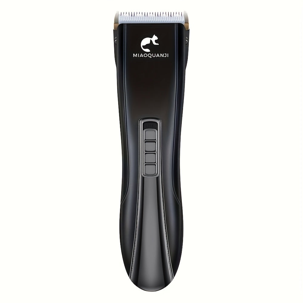 Professional Dog Clippers for Grooming Thick Hair – Cordless Low Noise Pet Grooming Kit with Detachable Combs, Rechargeable Heavy-Duty Clippers for Thick Curly Fine Wavy Hair, All Breeds
