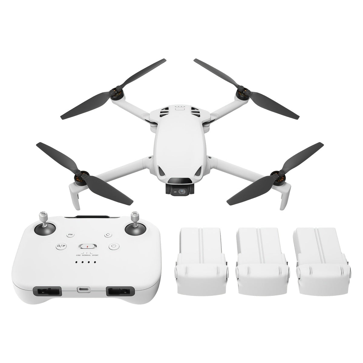 Skyrover S1 Mini Drone with 4K/60fps Camera 1/2" Sony Sensor 48MP – 3-Axis Gimbal, 12KM Transmission, 120-Min Flight (3 Batteries), Auto-Track, Smart RTH, Under 249g – S1 Combo Kit