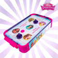 Disney Princess Officially Licensed Electronic Tabletop Air Hockey Table – Smooth Wooden Playing Surface, Manual Score Trackers, Fun Kids Game for Playroom, Birthday & Holiday Gift