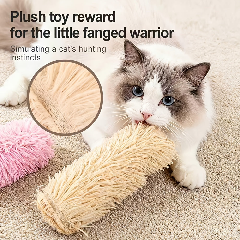 Interactive Cat Toys 5pcs Soft Crinkle Pillow Toy Set – Catnip-Style Stimulation, Crinkle Sound for Indoor Cats & Kittens – Plush Bite Kick Chew Toys for Cat Enrichment & Play