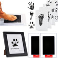 Paw Print Ink Pad Kit for Dogs & Cats – 3-Pack Quick-Dry Black Ink Pet Paw Impression Mat, Permanent Keepsake Stamp for New Pet Owners, Vet Visits & Memorial Gifts