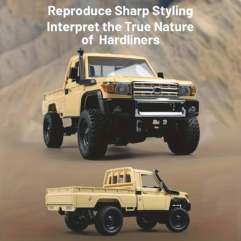 MN-82 1 12 Scale Off-Road RC Climbing Car 2.4GHz Four-Wheel Drive Dual Speed All Terrain Remote Control Truck Collectible Model Adults Kids Indoor Outdoor Gift