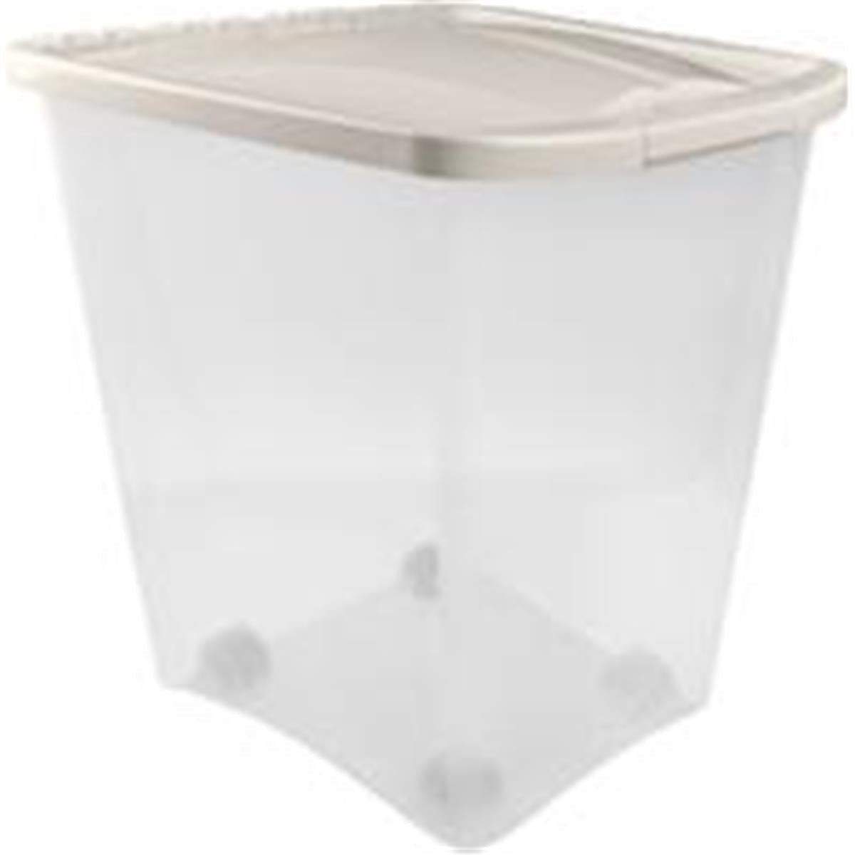 Large Pet Food Storage Container 50 lb - Airtight Fresh-Tite Seal, FDA-Approved Food-Safe Plastic, Keeps Dog & Cat Food Fresh, Pest & Moisture Proof Dry Food Dispenser Bin