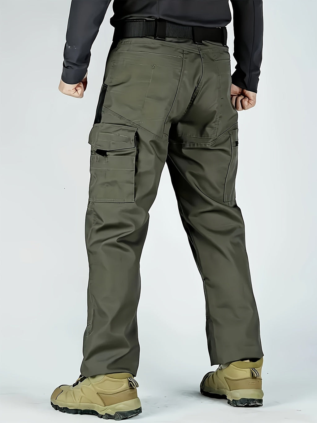 Men's Tactical Cargo Pants Quick-Dry Lightweight Multi-Pocket Hiking Outdoor Work Pants S-XXXL Black Grey Green Brown Regular Fit Utility Trousers