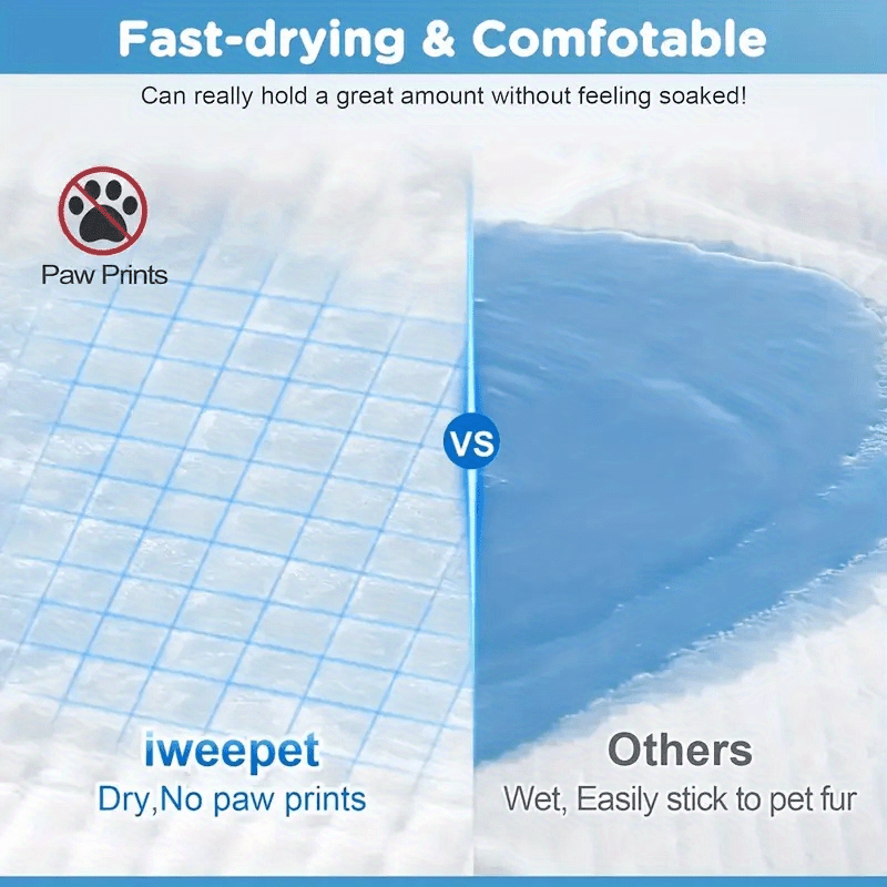 Super Absorbent Dog Pee Pads 80 and 100 Pack Enlarged Thickened - Leak-Proof Odor Control Training Pads 28x34 Inch for Medium and Large Dogs, Must-Have for Home Camping and Travel
