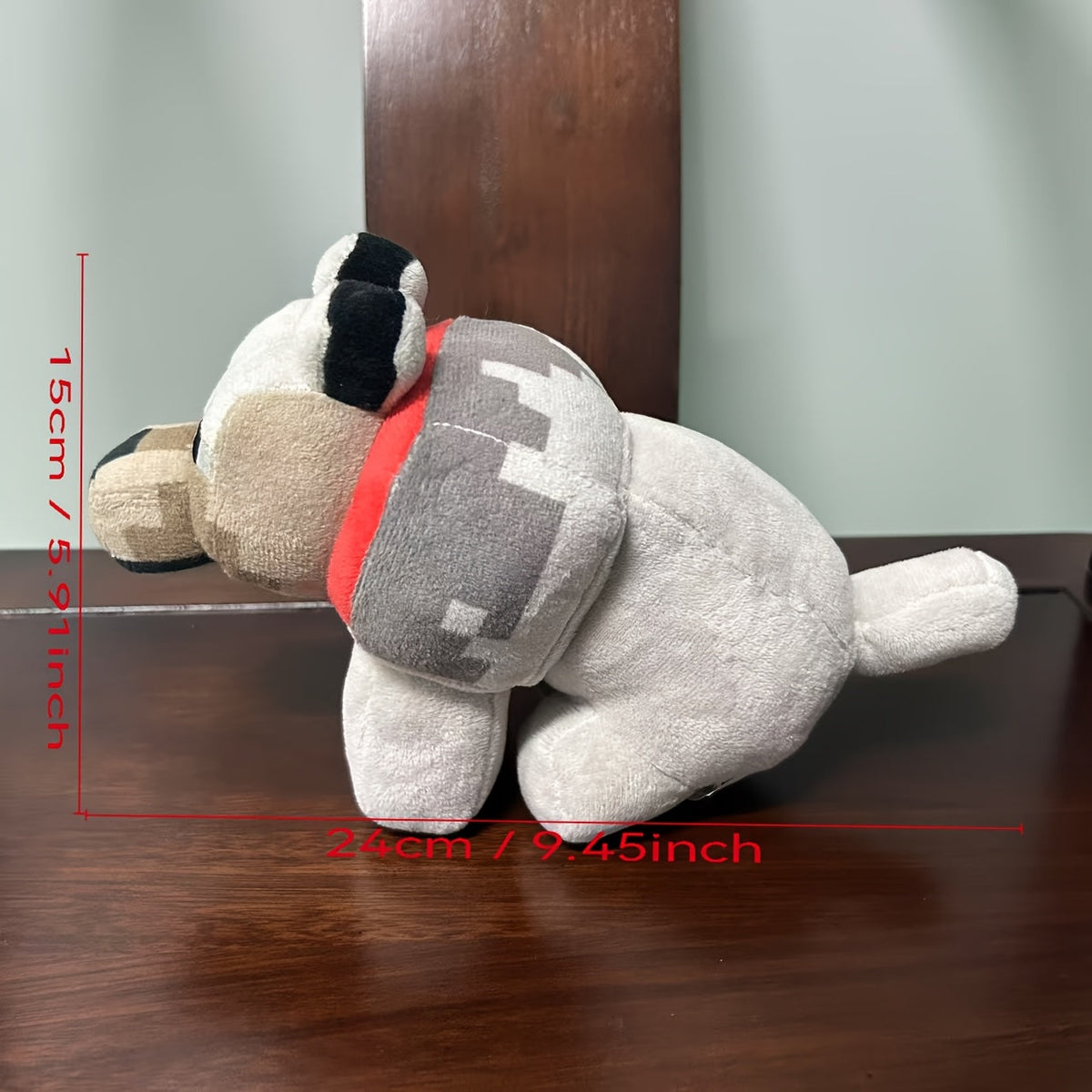 Wolf Plush Toy Stuffed Animal - Cute Soft Gray Wolf Plushie Doll for Kids Boys and Girls, Mini Palm-Sized Wolf Stuffed Toy, Birthday Christmas Gift for Wolf Lovers and Toddlers