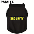 Funny Security Dog Shirt Vest – Soft Lightweight Breathable Graphic Dog T-Shirt for Small Medium Dogs, Cozy Canine Everyday Wear & Pet Costume