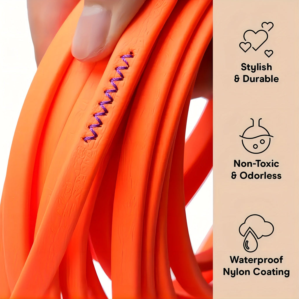 Long Dog Training Leash - Waterproof PVC-Coated Nylon, 600lb Pull Strength, Recall Training Lead for Outdoor Use, Available in 5ft 10ft 20ft 30ft, Easy to Clean