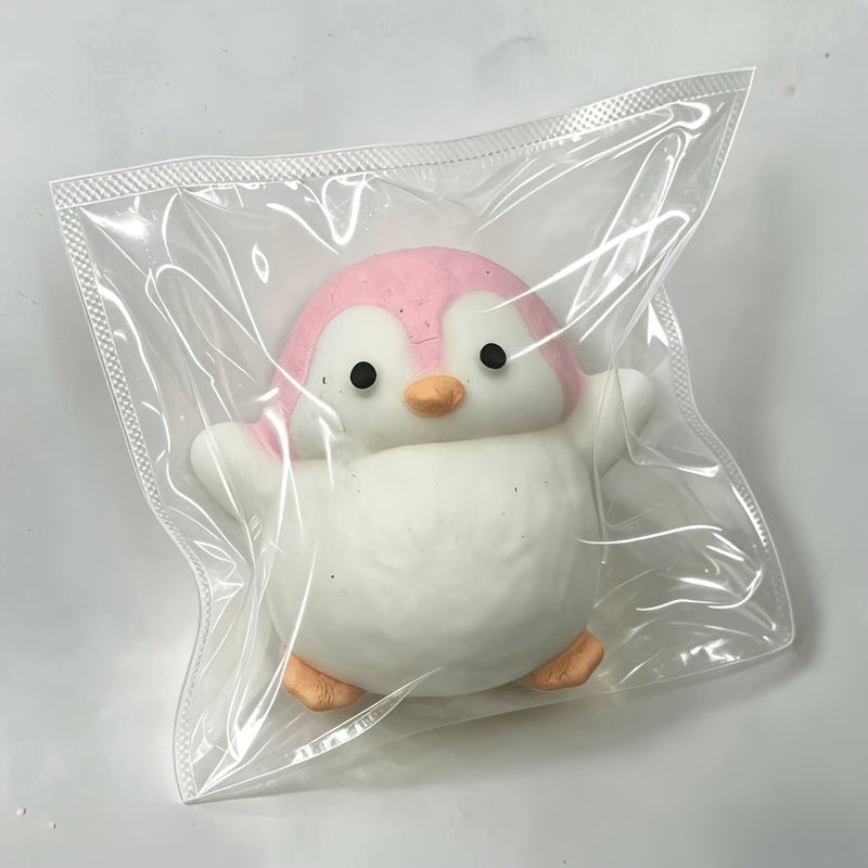 Squishy Penguin Squeeze Toy for Kids - Mini Stress Ball Sensory Squishies, Classroom Prize Party Bag Stuffer, Birthday Holiday Party Favor Gift for Boys Girls, Cute Penguin Fidget Toy Ages 3+