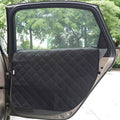 Dog Scratch Protection Car Door Protector 2 Pack - Stain-Resistant Pet Door Guard Cover for Car Truck SUV Interior, Easy Install Anti-Scratch Dog Door Panel Shield, Black
