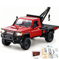 1/12 Scale RC Rock Crawler Pickup Truck 2.4GHz 4WD Off-Road Climbing Car with Functional Crane, Adjustable Hook, Controllable LED Lights, Dual Speed – Ready to Run Remote Control Vehicle Gift for Kids Adults