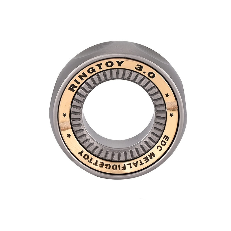 EDC Decompression Finger Spinner with Adjustable Slider Snap Coin Adult Stress Relief Focus Relaxation Toy Perfect Gift for Men Office Desk Fidget