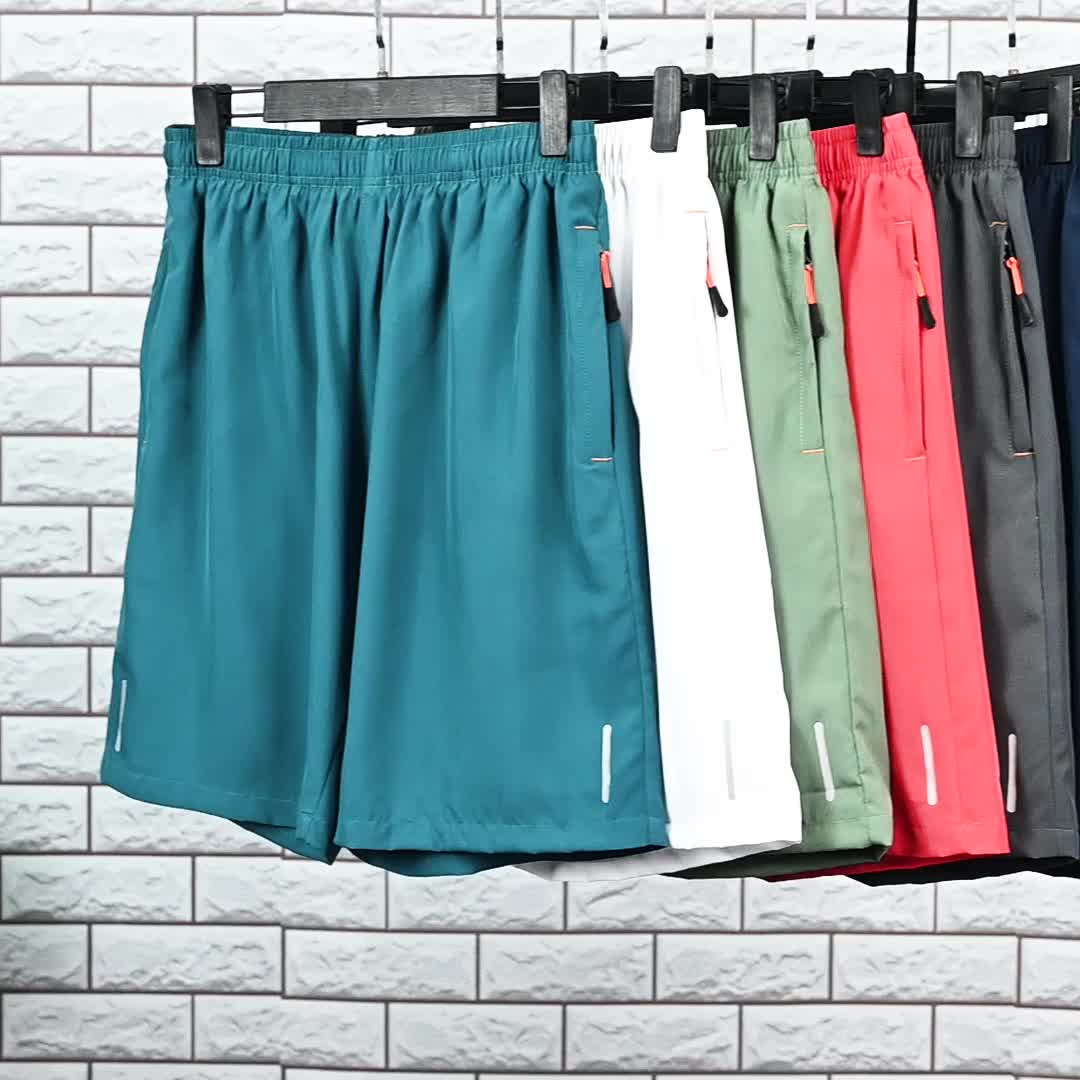 Men's Quick-Dry Athletic Shorts with Pockets – Lightweight Drawstring Gym Workout Shorts for Running, Training & Casual Wear, 7 Colors, Sizes S-XXL, Embossed Comfort Fit