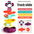 Colorful Spiral Rolling Ball Tower Track and Stack Toy Set for Toddlers Early Learning Color Recognition Fine Motor Skills Sensory Play Indoor Activity Birthday Christmas Holiday Gift for Boys Girls