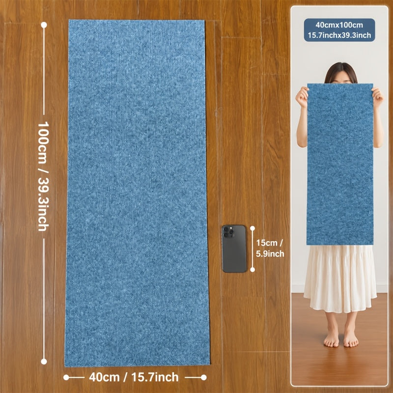 Self-Adhesive Cat Scratch Furniture Protector – Removable Carpet Tape Sofa & Wall Guard, 15.75×39.37" Durable Fabric Cat Scratching Solution for Indoor Cats, 5 Colors